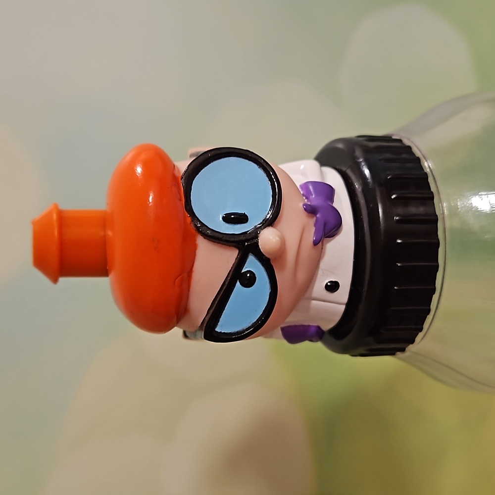 Dexter's Laboratory drinking bottle Cartoon Network collectible EUC